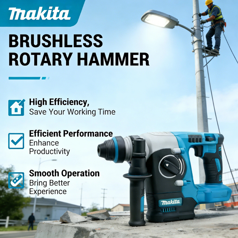 Heavy Equipment Used - Makita 273 Rechargeable Hammer Drill: Brushless