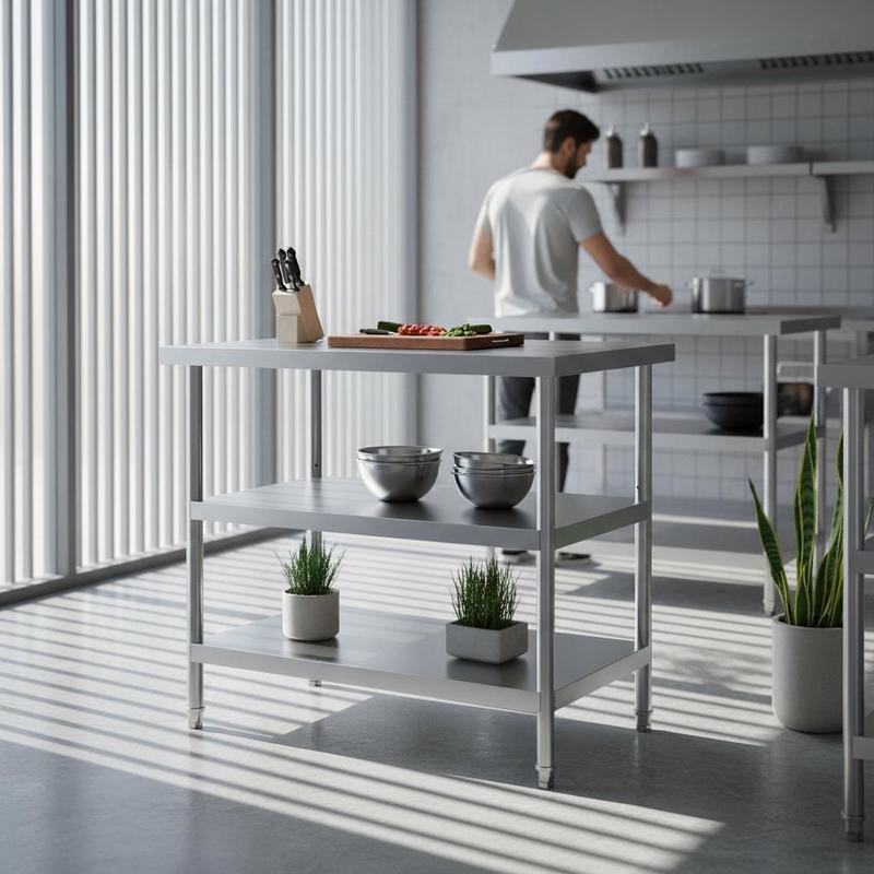 Metal Workstation 18 X 36 X 34 - огляд і ціна Heavy Equipment In Kitchen