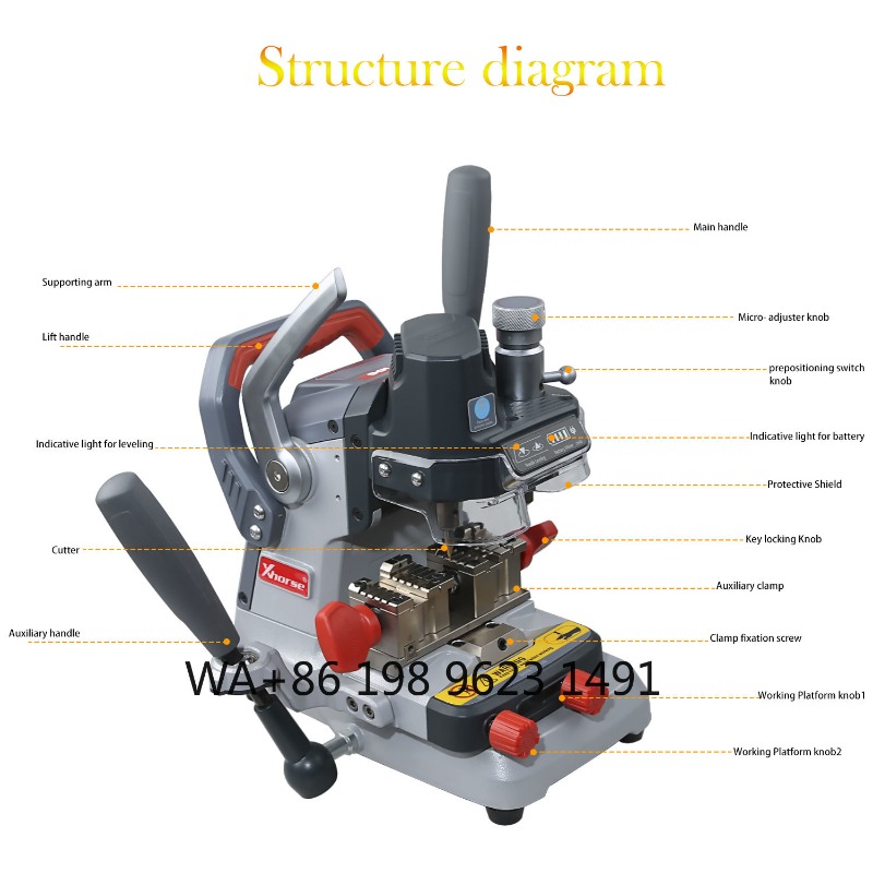 Heavy-duty manual key cutting  - огляд і ціна Heavy Equipment Manual