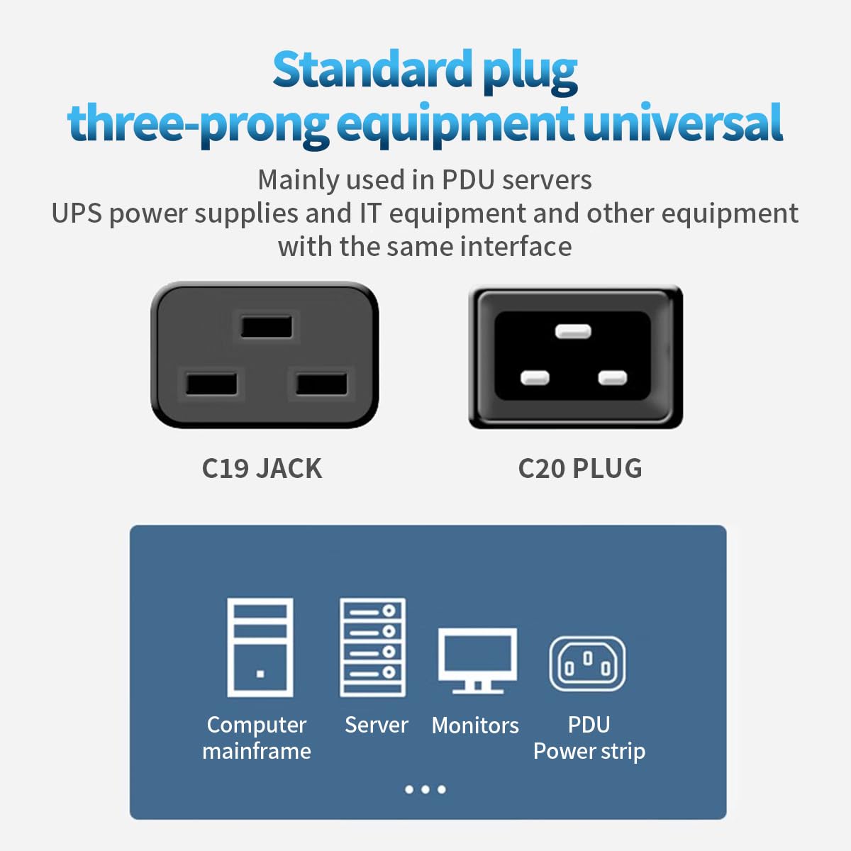 TOWE IEC C20 to C19 Power Exte - огляд і ціна Heavy Equipment Center