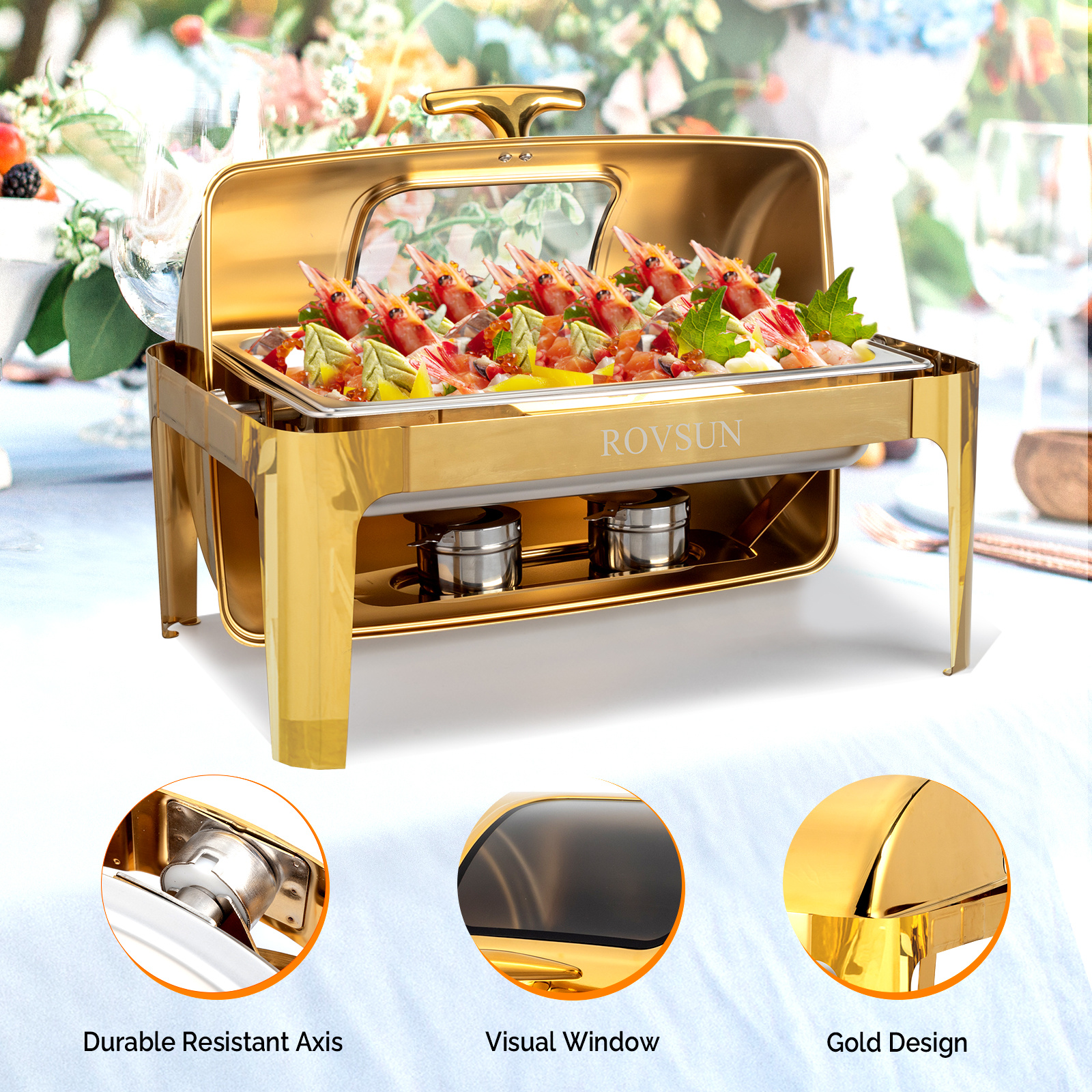 MEFFIR 9QT Commercial Gold Rol - огляд і ціна Heavy Equipment In Kitchen