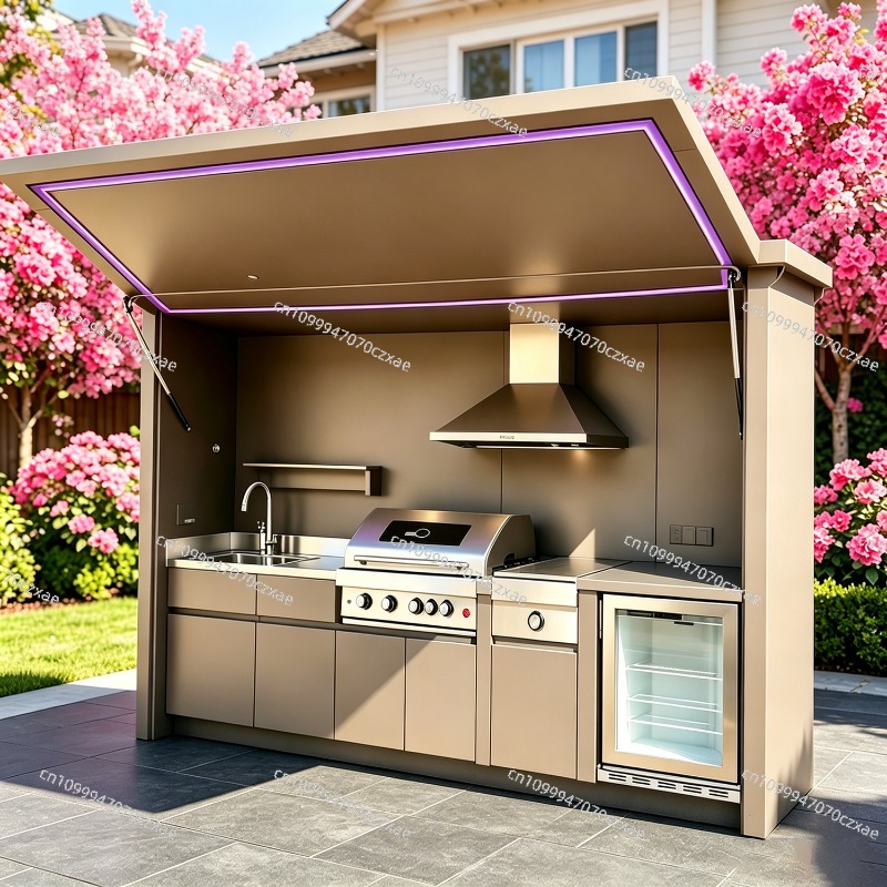 All-Weather Outdoor Kitchen Un - огляд і ціна Heavy Equipment In Kitchen