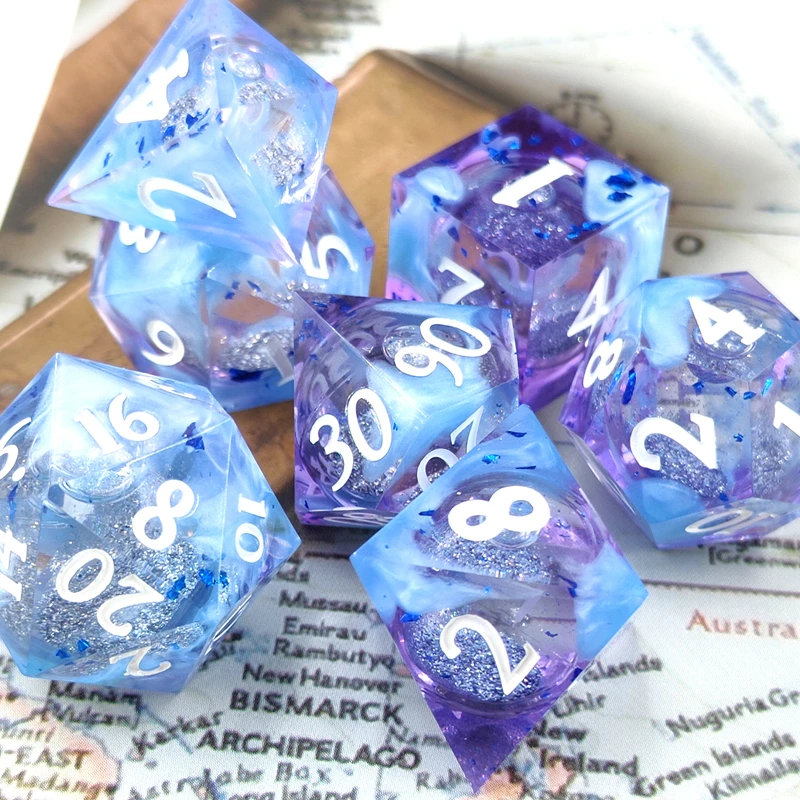 RPG Resin Dice Set, Liquid Cor - огляд і ціна Heavy Equipment Games