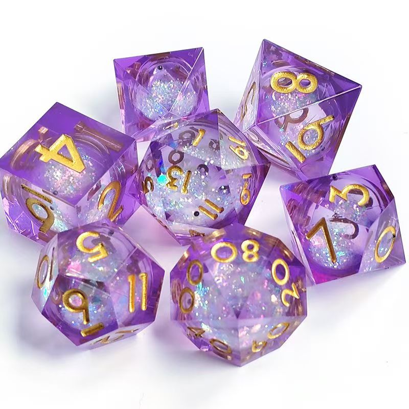 RPG Resin Dice Set, Liquid Cor - огляд і ціна Heavy Equipment Games