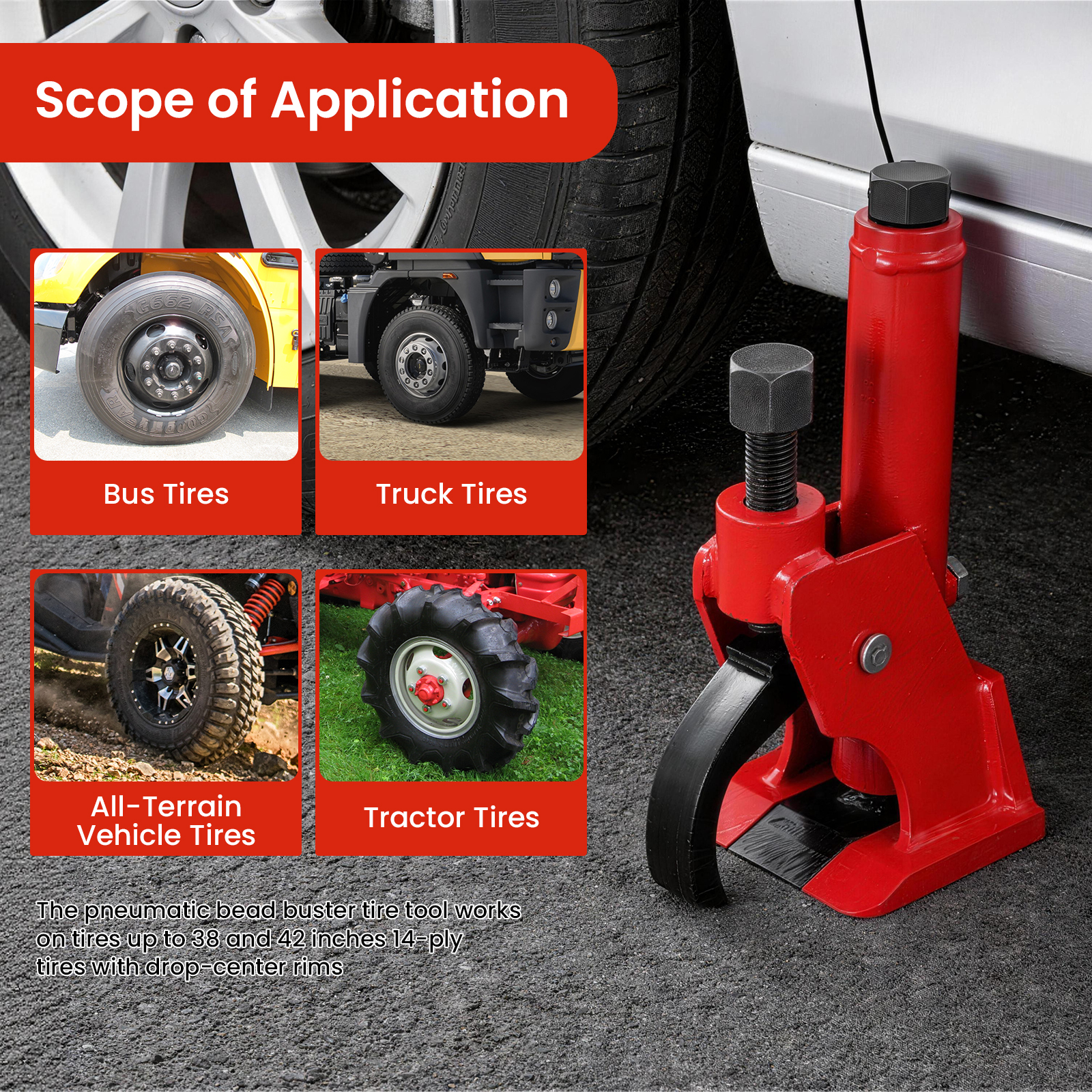 Heavy Duty Bead Breaker Tool f - огляд і ціна Heavy Equipment Breaker
