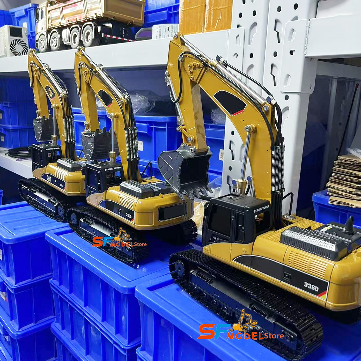 HUINA 580 Hydraulic RC Excavat - огляд і ціна Heavy Equipment Games