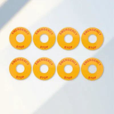 8Pcs Emergency Stop Sign Decal - огляд і ціна Heavy Equipment Sign