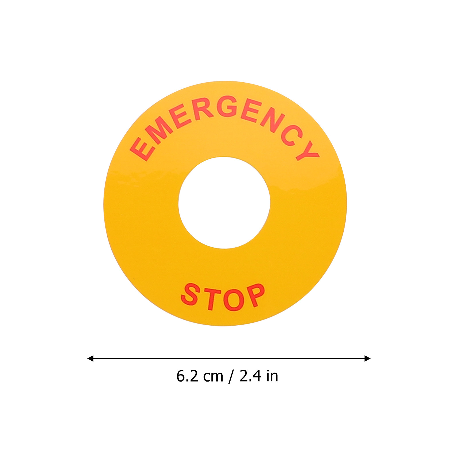 8Pcs Emergency Stop Sign Decal - огляд і ціна Heavy Equipment Sign