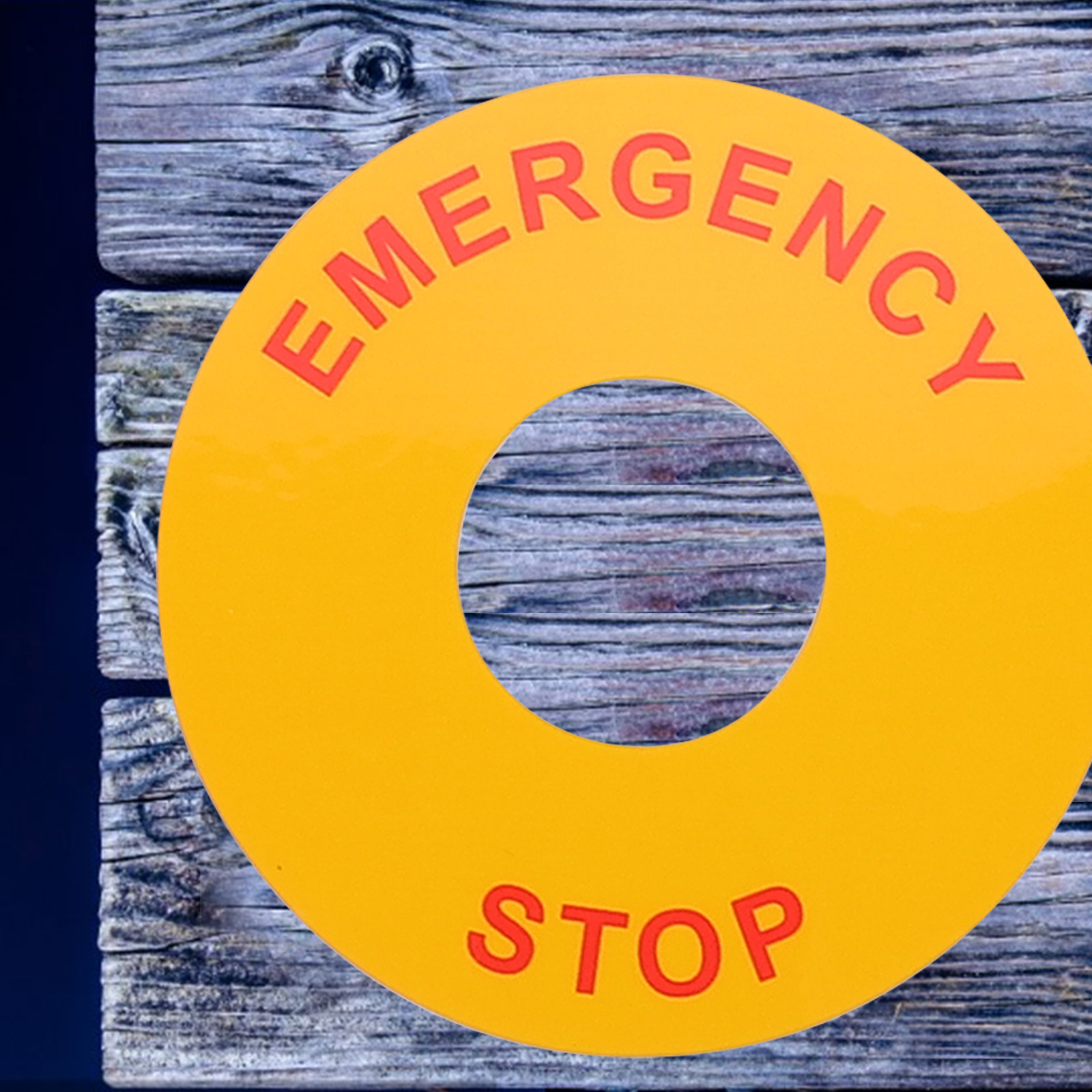 8Pcs Emergency Stop Sign Decal - огляд і ціна Heavy Equipment Sign