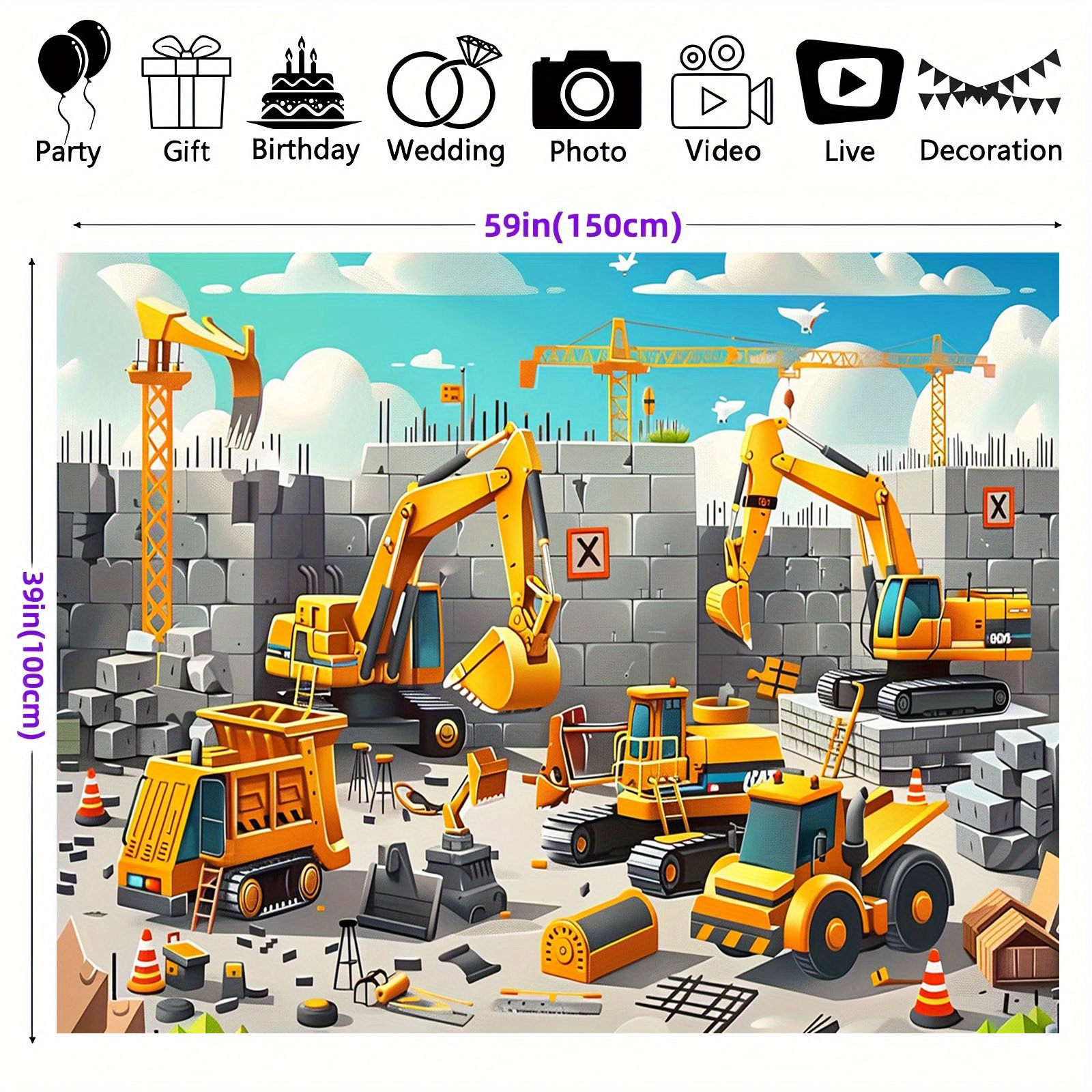 1pc Vivid construction site pa - огляд і ціна Heavy Equipment Used