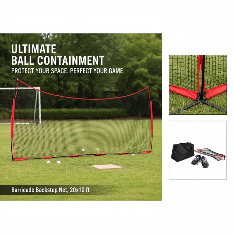 Athletic Barrier Netting 20x10 - огляд і ціна Heavy Equipment Center