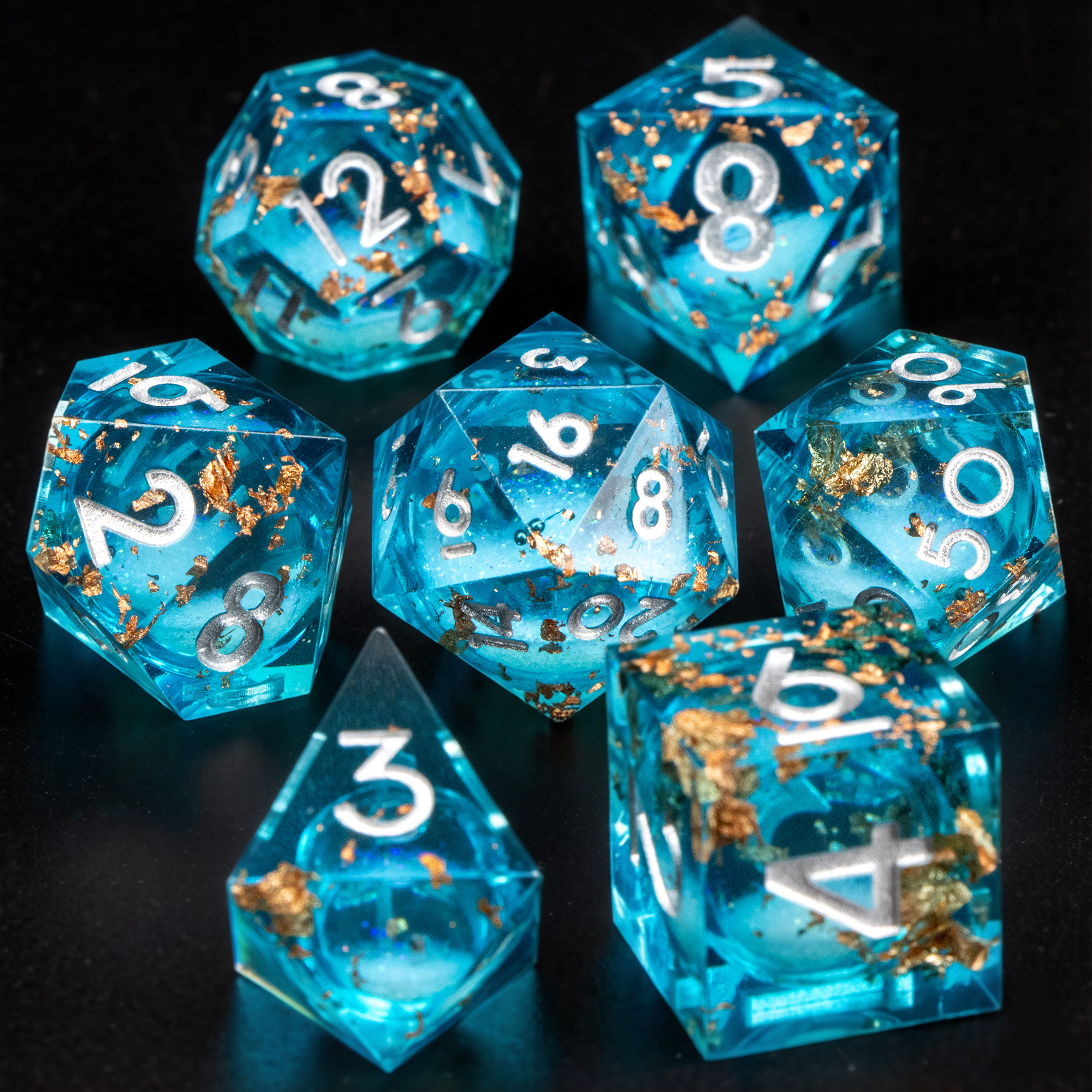 Liquid Core Dice Set, Sharp Ed - огляд і ціна Heavy Equipment Games