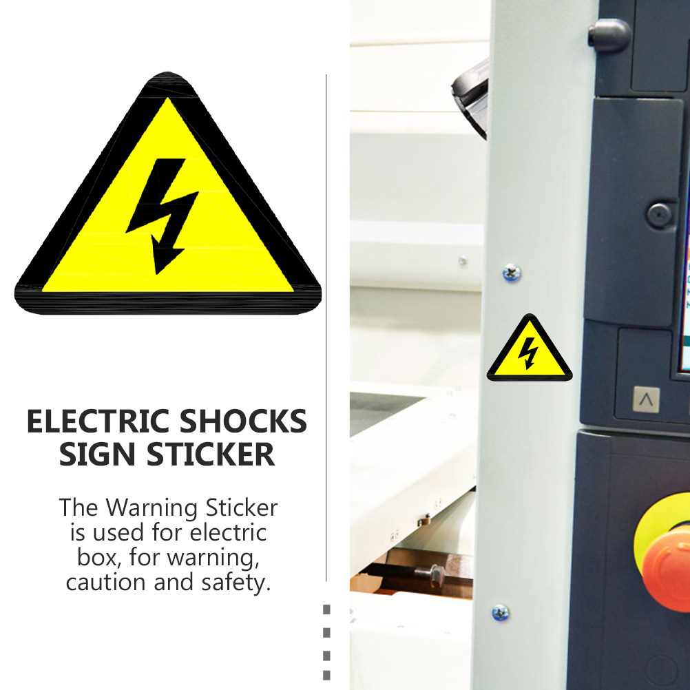 25Pcs Electric Hazard Sticker  - огляд і ціна Heavy Equipment Sign