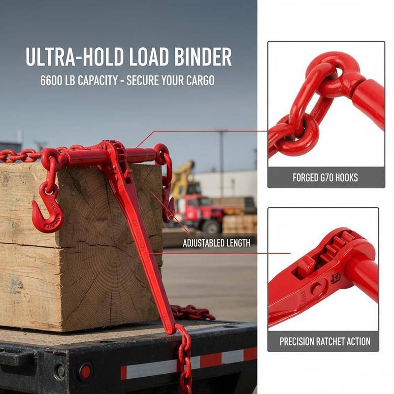 Ratchet Load Binder 5/16-3/8 I - огляд і ціна Heavy Equipment Manual