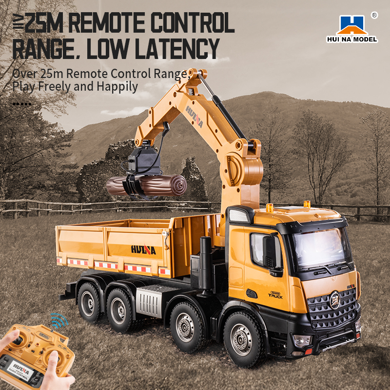 HUINA 1538 26CH RC Semi-alloy  - огляд і ціна Heavy Equipment Games