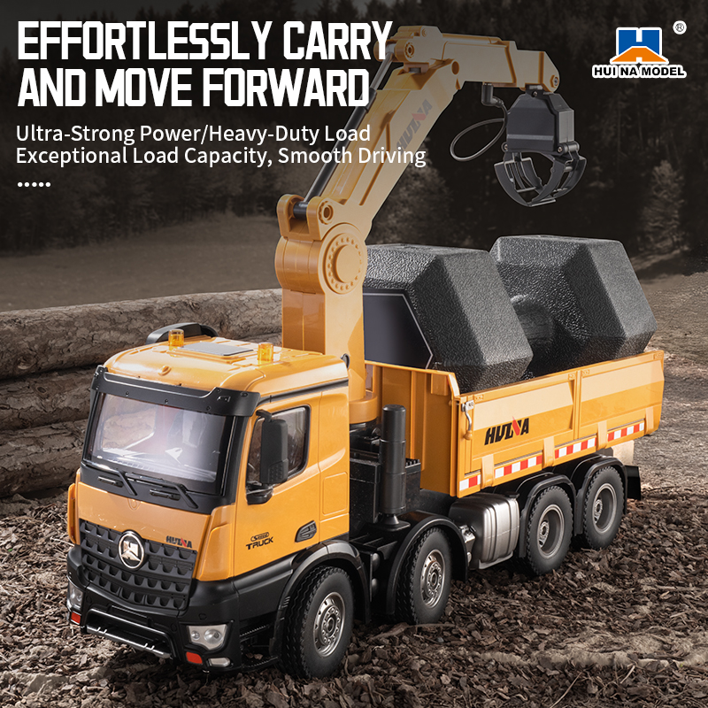 HUINA 1538 26CH RC Semi-alloy  - огляд і ціна Heavy Equipment Games